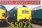 55022 'Royal Scots Grey' at Eastleigh Works 24-May-2009