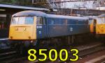 85003 at Euston 22-Oct-1988