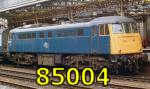 85004 at Crewe 22-Apr-1989