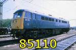 85110 at Bescot Depot 6-May-1990