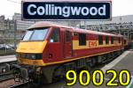 90020 'Collingwood' at Edinburgh 26-Jan-2010