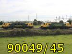 90049 and 90045 at Rugeley 25-May-2011