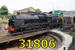 31806 (SR U class 2-6-0) at Swanage, Swanage Railway 14-Jun-2016