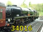 34016 'Bodmin' (4-6-2 WC class) Mid-Hants Railway 3-May-2004