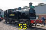 53 (LSWR M7 0-4-4T) at Eastleigh Works 24-May-2009