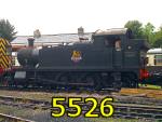 5526 (GWR 4575 class) at Buckfastleigh, SDR 20-Sep-2013