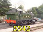 5542 (2-6-2T 4575 class) at Minehead 23-Aug-2004