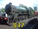 847 (4-6-0 class S15) Bluebell Railway 4-Aug-2001