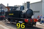 96 'Normandy' (LSWR B4 0-4-0T) at Eastleigh Works 24-May-2009